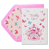 Butterfly Birthday Queen Birthday Card